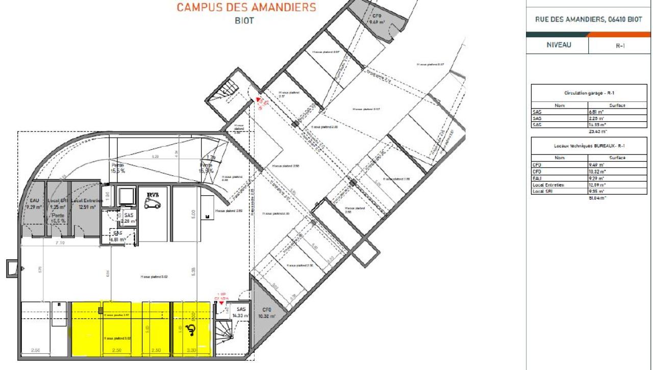 Bureau Biot 1656m² Location bureau Biot Alpes-Maritimes OLBUR2207722 24